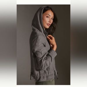 Marrakech Hooded Linen Jacket from Anthropologie